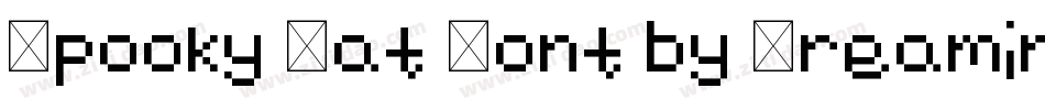 Spooky Cat Font by Dreamink-7NTypes字体转换